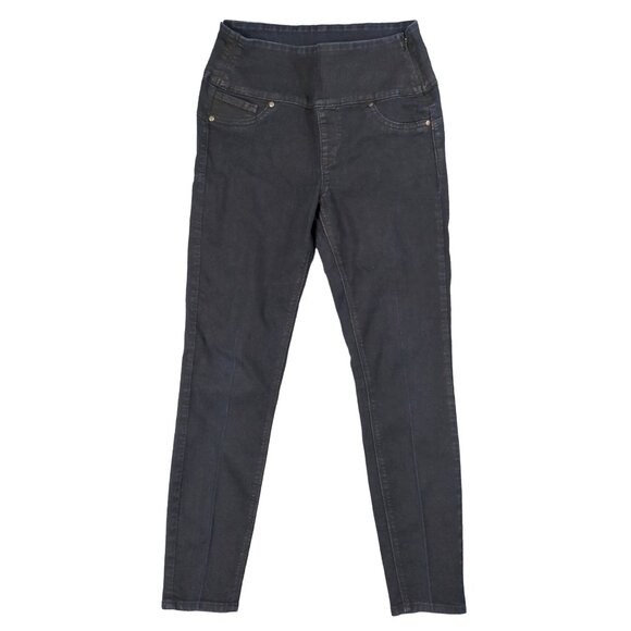 SPANX Jean Leggings Womens SZ L Blue 2310 Alexia Skinny‎ Shaping Coated Slimming - Picture 1 of 12